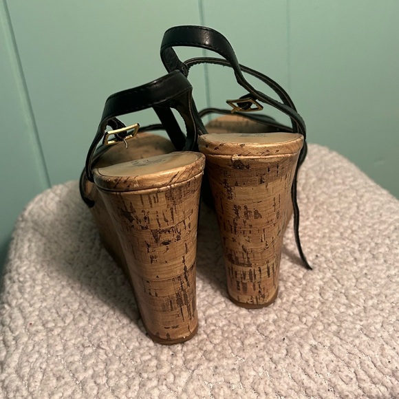 Arizona Jean Co Black Wedge Heel - Picture 3 of 6